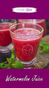 Watermelon Juice Video Recipe Video In 2020 Watermelon Juice Recipe Watermelon Juice Soft Drinks Recipes