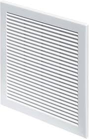 I believe the standard is that vent covers are not painted and are left white. Air Vent Grille Cover 250 X 250mm 10 X 10inch White Ventilation Cover Amazon Co Uk Diy Tools