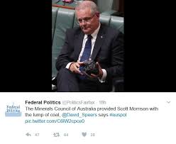 Prime minister scott morrison has explained remarks he made yesterday in question time in which he compared. Democracy Update Scott Morrison Spent Yesterday S Question Time Waving A Lump Of Coal Around