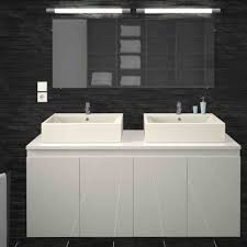 Meuble salle de bain free 120 cm. Meuble De Salle De Bain 120 Cm Cologne Blanc Ou Gris Mat Bain Room Bricozor