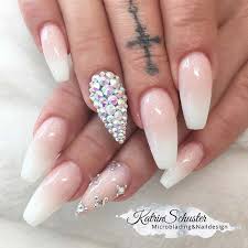 File your nail to get a smooth edge. 41 Elegant Nail Designs With Rhinestones Stayglam