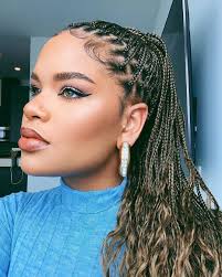 Braid the front sections of your hair and wear it as a hairband. 52 Best Box Braids Hairstyles For Natural Hair In 2021