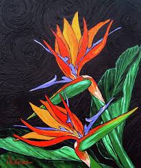 Bird Of Paradise Plant Painting Birds Of Paradise By Juan Alcantara In 2020 Paradise Painting Birds Of Paradise Birds Of Paradise Plant