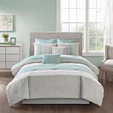 Amazing gallery of interior design and decorating ideas of blue seafoam green gray walls in bedrooms by elite interior designers. Seafoam Bedding Wayfair