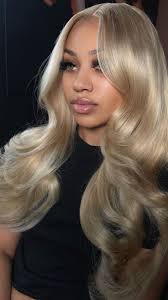 Blonde wig thread