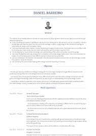 Use these 5 free assistant manager resume samples proven to work and help you land your next assistant manager role in 2021. General Assistant Resume Samples And Templates Visualcv