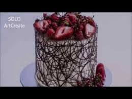 Chocolate Decorating Tip تزيين الكيك بالشوكولاتة Gateau Au Chocolat Decoration Youtube Chocolate Bowls Cake Decorating Chocolate