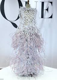 She S Electric Lady Gaga Designer Creates Dress From Half A Kilometre Of Cable Fashion Dresses Upcycled Fashion