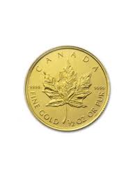 1 Oz Canadian Gold Maple Leaf Coin One Ounce Gold Maple Leaf