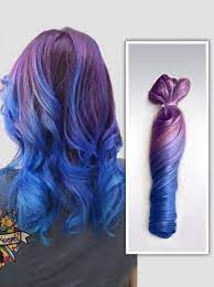 Purple Blue Ombre Mermaid Remy Clip In Hair Extensions Blog04 Ombre Hair Extensions Clip In Hair Extensions Lavender Hair