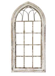 Wooden Window Tubular Wall Decor Window Wall Decor Arched Wall Decor Faux Window