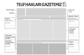 Gazete, dergi ve internette yayımlanır. Telif Haklari Gazetemiz Ev Odevi Ozgur Seremet