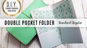 We did not find results for: Diy Double Pocket Folder For Standard Regular Size Midori Fauxdori Style Traveler S Notebook Scrapcraftastic