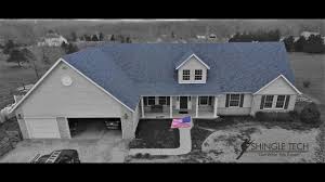 The shadow line provides strong distinction along the ridge line for enhanced aesthetics proedge estate gray algae resistant hip and ridge roofing shingles (33 linear ft. Owens Corning Estate Grey March 2017 Youtube