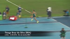 Thiago braz, são paulo (são paulo, brazil). Thiago Braz Da Silva Bra Winning The Gold Medal At The 2016 Olympic Games Jumping 6 03m Youtube