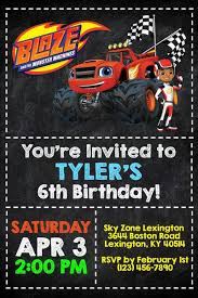 6 to 30 characters long; Blaze And The Monster Machines Chalkboard Invitations Blaze And The Monster Machine Blaze Birthday Party Blaze Birthday
