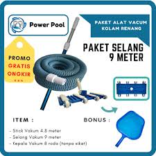 Kaca mata renang adalah peralatan berenang yang melindungi mata anda dari paparan klorin yang ada di air kolam renang, dan membantu anda melihat dengan jelas di bawah air. Alat Vacum Kolam Renang Paket Vacuum Selang 9m V Head 8 Roda Bonus Penyaring Daun Sv9vhr Shopee Indonesia
