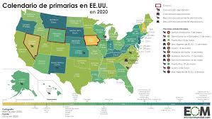 Todos estos recursos estados unidos, mapa, mapa del vector hd son para descargar. El Calendario De Las Primarias En Estados Unidos Mapas De El Orden Mundial Eom