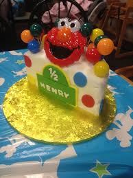 Happy Birthday Cake For 6 Year Old Boy Pin By Elizabeth Renteria On Sweet Minnies Half Birthday Cakes Half Birthday Baby Happy Half Birthday