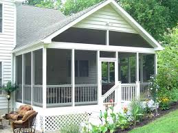 I love the simplicity of this one, door included. Screen Porch Plans Home Decoration Frame House Plans 16219