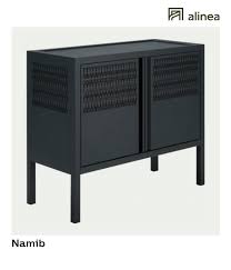 Alinea Namib Buffet Bas 2 Portes En Metal Ajoure Noir L80cm Meubles Salon Buffets Alinea Decoration Buffet Metal Buffet Bas Buffet Vitrine Buffet