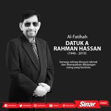 Passing of a rahman hassan selangor journal. Sinaronline On Twitter A Rahman Hassan Kembali Ke Rahmatullah Penyanyi Terkenal Era Pop Yeh Yeh Datuk A Rahman Hassan Meninggal Dunia Pada Usia 73 Tahun Di Hospital Ampang Jam 12 40 Malam Tadi