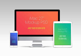 Hero Shot Template Apple Device Mockups Free Psd 0005 Ebene 2 Imac Ipad Iphone Psd
