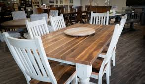 Here's a beautiful diy farmhouse table that features a stunning table along with two benches. Reclaimed Wood Urban Farmhouse Table From Dutchcrafters Amish