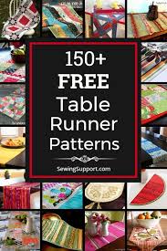 150 Free Table Runner Patterns Christmas Table Runner Pattern Table Runner Pattern Quilted Table Runners Patterns