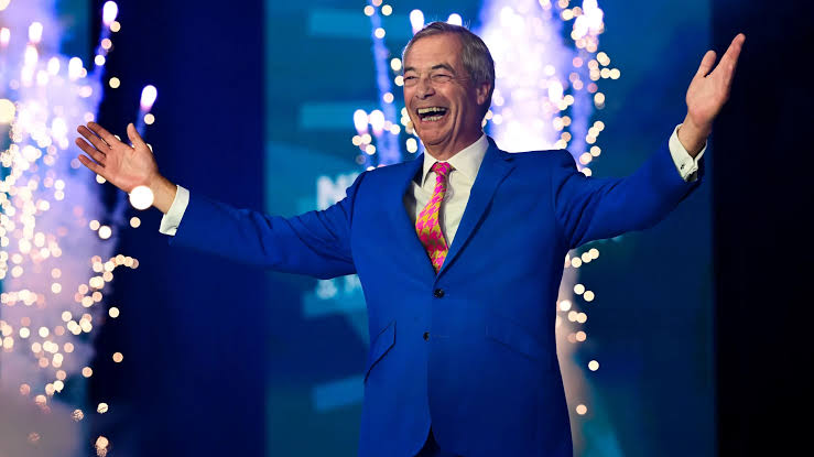 Protesters disrupt Nigel Farage's speech to Reform conference: as it  happened
