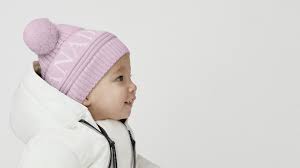 Baby Double Pom Hat Canada Goose