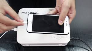 Poyank 2000 lumen lcd projector unboxing review. Poyank Projector How To Connect Iphone With A Usb Lightening Only Plug And Play Youtube