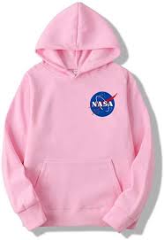 This pullover hoodie is totally classic. Nasa Pullover Space Rocket Moon Kapuzenpullover Packet Pocket Nasa Hoodie Damen Herren Unisex Schwarz Grau Blau Rot Werbun Kapuzenpullover Pullover Unisex