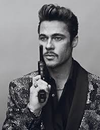 Brad Pitt Plays a Hitman for Interview Cover Shoot