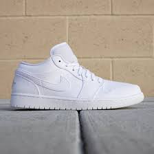 Air Jordan 1 Low Men White Metallic Silver Air Jordans Jordan 1 Low Crazy Sneakers