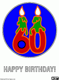 60 Jaar Kleurplaat Kleurplaten 60 Jaar