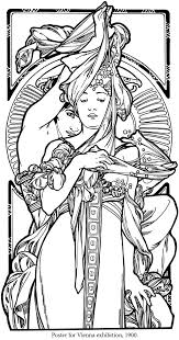 See more ideas about vintage images, vintage, coloring pages. Welcome To Dover Publications Designs Coloring Books Mucha Art Coloring Pages