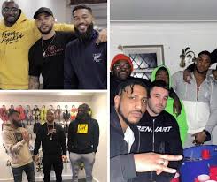 Anthony Joshua and Watford locals pay respect to Marvin Morgan