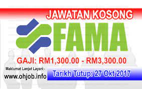 Jika anda sedang mencari jawatan kosong 2017. Jawatan Kosong Fama Lembaga Pemasaran Pertanian Persekutuan 27 Oktober 2017 Jawatan Kosong Kerajaan Swasta Terkini Malaysia 2021 2022