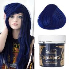 Image Result For Midnight Blue Directions Blue Hair Streaks Midnight Blue Hair Hair Color Purple