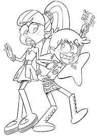 The loud house is an american animated television series created by chris savino for nickelodeon. Coloring Pages Coloring Free Of The Loud House In For Kids Coloring Home