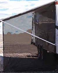Tentproinc Rv Awning Side Shade Screen 9 X 7 Black In 2021 Awning Shade Shade Screen Camper Awnings