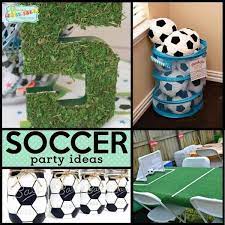 Set out a candy buffet and display vibrant gumballs, mini funnel cakes and colorfully spun cotton candy. Kicking Soccer Party Ideas Decorations Mimi S Dollhouse
