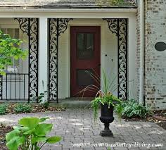 Easy Ways To Create Curb Appeal Live Creatively Inspired Wrought Iron Porch Railings Wrought Iron Front Door Porch Columns