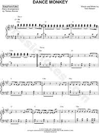 Made with synthesia and love. Easypianotube Dance Monkey Sheet Music Piano Solo In F Minor Download Print Sku Mn0201266