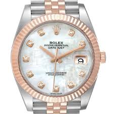 Check spelling or type a new query. Rolex Datejust 41 Steel Everose Gold Diamond Dial Watch 126331 Box Card Swisswatchexpo