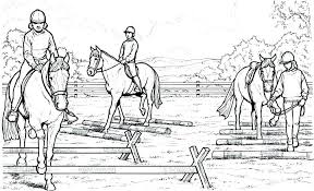Horse show jumping coloring pages | bakgrunder. Horse Coloring Pages Coloring Rocks