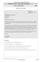 To apply for the job of tour guide: Applying For A Job Cover Letter And Resume