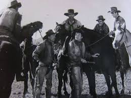 red river 1948 buster mcgee noah beery jr announces that there are women up the trail pictured from l to r john wayne movies western movies red river red river 1948 buster mcgee noah