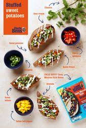 Stuffed Sweet Potatoes With Black Beans And Fresh Herbs Cholesterol Free Recipes Cooking Recipes Nutritious Meals